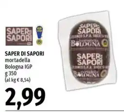 Emi Supermercati Mortadella Bologna IGP Saper di Sapori offerta