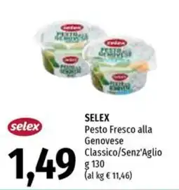 Emi Supermercati SELEX Pesto Fresco alla Genovese offerta