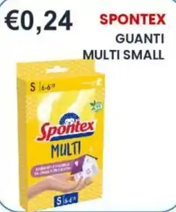 Caramico Spontex guanti multi small offerta