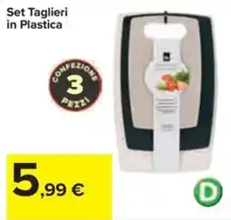 Carrefour Iper Set Taglieri in Plastica offerta