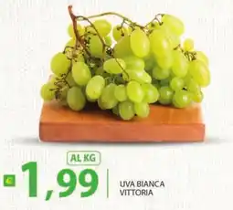 Supermercati Bruscoli Uva bianca Vittoria offerta