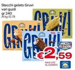 MAX Supermercati Stecchi gelato Gruvi offerta