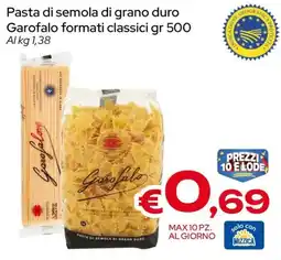 MAX Supermercati Pasta di semola di grano duro Garofalo offerta