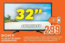 Extracoop Sony TV LED 32" HD READY offerta