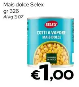 MAX Supermercati Mais dolce Selex offerta