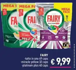 Determarket Fairy -tutto in uno 49 caps -miracle yellow 32 caps -platinum plus 40 caps offerta