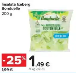 Carrefour Iper Insalata Iceberg Bonduelle offerta