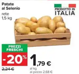 Carrefour Iper Patate al Selenio offerta