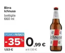 Carrefour Iper Birra Ichnusa offerta