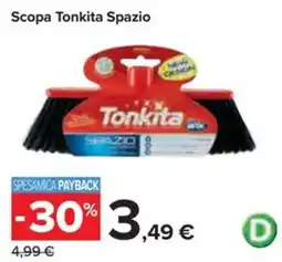 Carrefour Iper Scopa Tonkita Spazio offerta