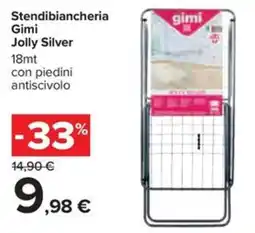 Carrefour Iper Stendibiancheria Gimi Jolly Silver offerta