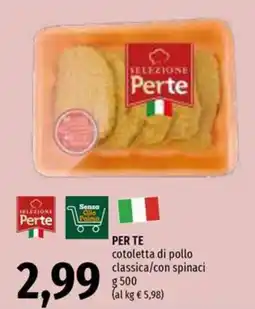 Emi Supermercati Selezione Perte cotoletta di pollo classica offerta