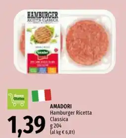 Emi Supermercati Amadori Hamburger Ricetta Classica offerta