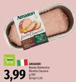 Emi Supermercati Amadori Buona Domenica Ricetta Classica offerta