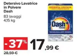 Carrefour Iper Detersivo Lavatrice in Polvere Dash offerta
