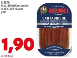 MEGA Rizzoli filetti di alici Cantabriches offerta