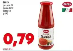MEGA Selex passata di pomodoro classica offerta