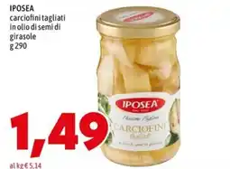 MEGA Iposea carciofini tagliati offerta