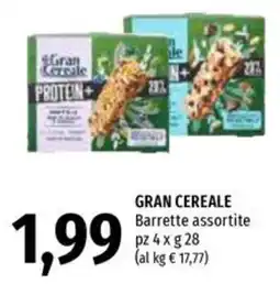 Emi Supermercati Gran Cereale Barrette assortite offerta