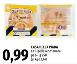 Emi Supermercati Casa della Piada La Tigella Montanara offerta