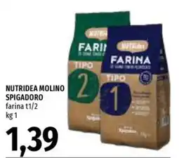 Emi Supermercati Nutridea molino spigadoro farina t1/2 offerta