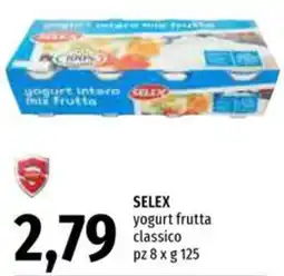 Emi Supermercati SELEX yogurt frutta classico offerta