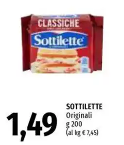 Emi Supermercati Sottilette Originali offerta