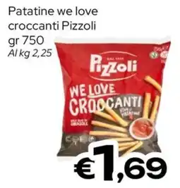 MAX Supermercati Patatine we love croccanti Pizzoli offerta