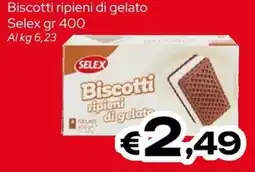 MAX Supermercati Biscotti ripieni di gelato Selex offerta