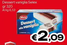 MAX Supermercati Dessert vaniglia Selex offerta