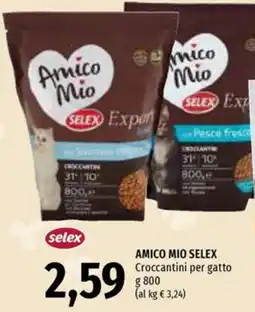 Emi Supermercati Amico Mio Selex Croccantini per gatto offerta