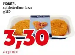 MEGA Fiorital cotolette di merluzzo offerta