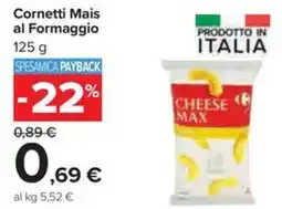 Carrefour Iper Cornetti Mais al Formaggio offerta