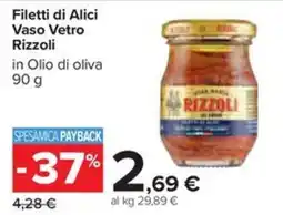 Carrefour Iper Filetti di Alici Rizzoli offerta