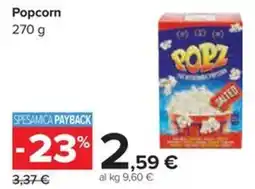 Carrefour Iper Popcorn Popz offerta
