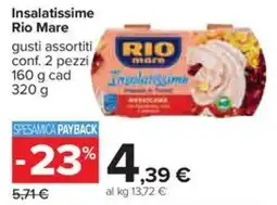 Carrefour Iper Insalatissime Rio Mare offerta