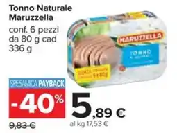 Carrefour Iper Tonno Naturale Maruzzella offerta