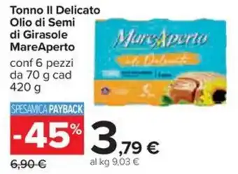 Carrefour Iper Tonno Il Delicato MareAperto offerta