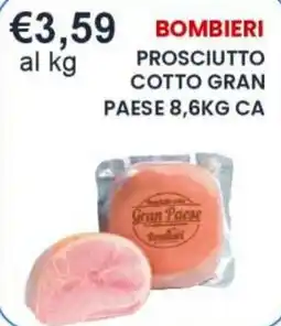 Caramico Prosciutto cotto Gran Paese Bombieri offerta