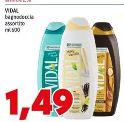 MEGA Vidal bagnodoccia assortito offerta