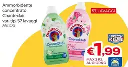 MAX Supermercati Ammorbidente concentrato Chanteclair offerta