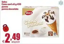 Elite Selex Cono panna offerta