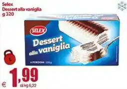 Elite Selex Dessert alla vaniglia offerta