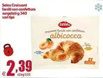 Elite Selex Croissant farciti con confettura albicocca offerta