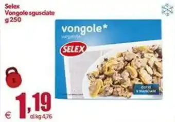 Elite Vongole sgusciate Selex offerta