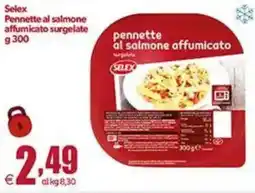 Elite Penne al salmone affumicato Selex offerta