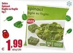 Elite Spinaci foglia su foglia Selex offerta