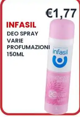 Caramico Infasil deo spray offerta