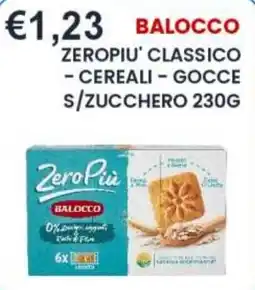 Caramico Zeropiu' classico Balocco offerta
