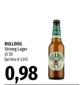 Emi Supermercati Bulldog Strong Lager offerta